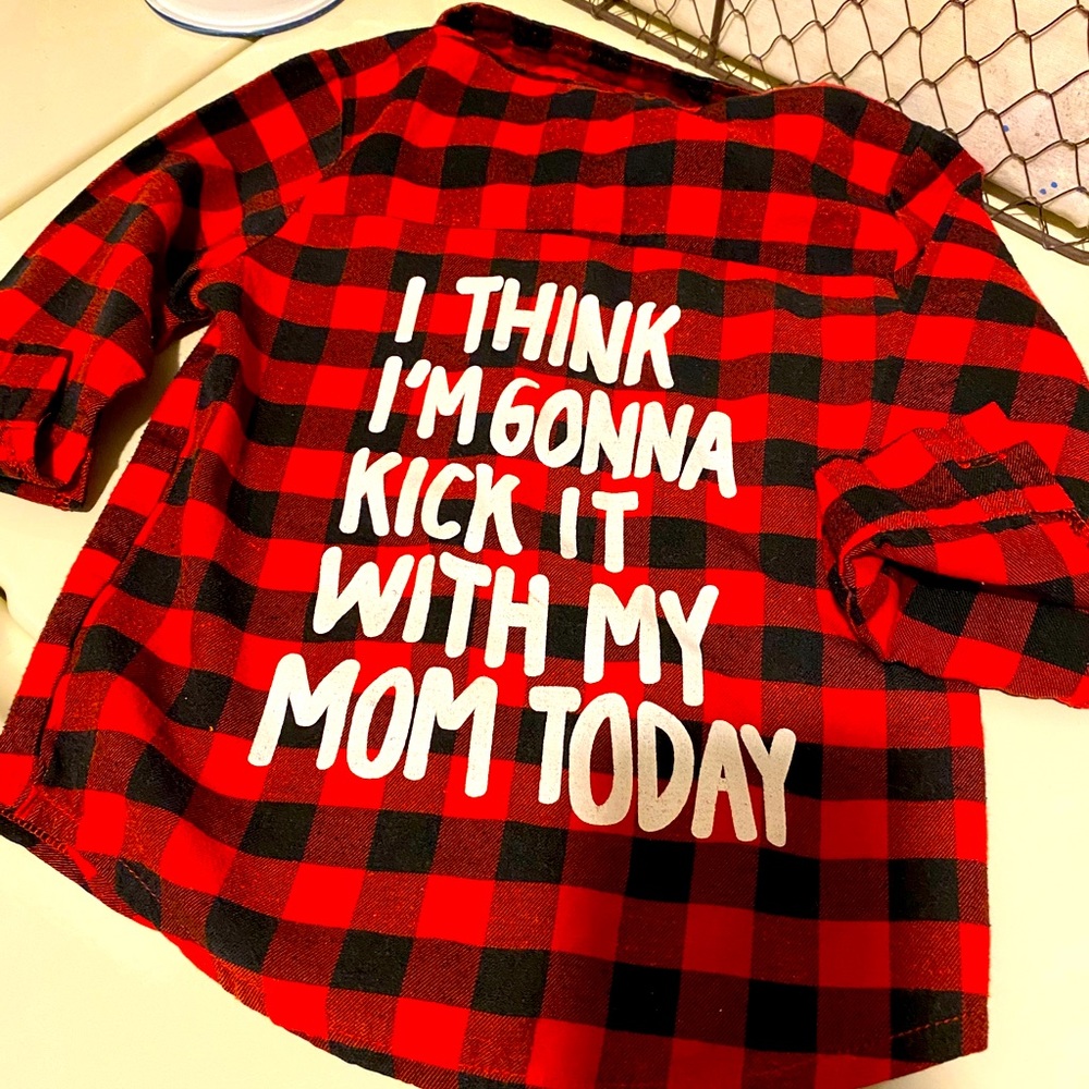 Toddler Boys Buffalo Plaid Shirt